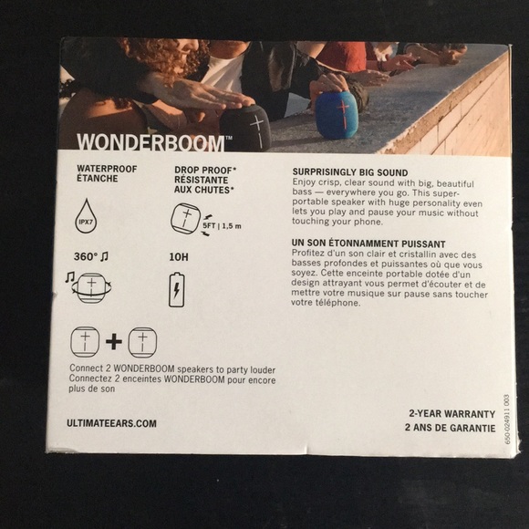 Wonderboom Bluetooth speaker, waterproof. - Picture 3 of 3
